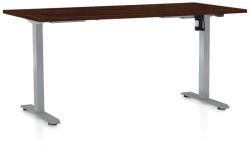 Rauman Masă înălțime reglabilă OfficeTech A, 160 x 80 cm, picioare gri, wenge