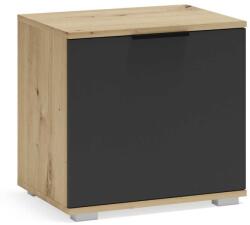 Halmar Suport pentru pantofi Walker 50 cm, stejar artisan / antracit (V-PL-CLIF-ST-50-ARTISAN/ANTRACYT) Pantofar