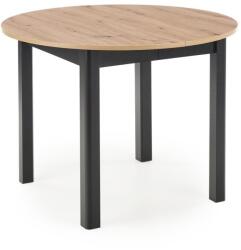 Halmar Masa de bucaterie Russell, stejar artizan / negru (V-PL-RINGO-ST-ARTISA)