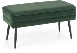 Halmar Scaun Velva 1, verde/negru (V-CH-VELVA-C.ZIELONY)
