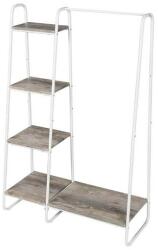  Eugad ruhatartó állvány polcokkal, 150 cm
