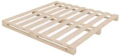 Vicco Vitalispa fenyőfa raklap ágykeret, natúr, 180×200 cm