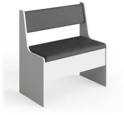 Vicco Roman konyhai pad, 77 cm, fehér-antracit