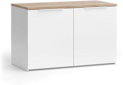 Vicco Wido komód, 80 cm, fehér-sonoma