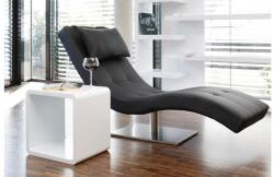 SalesFever pihenőágy, fekete, műbőr - ardorado