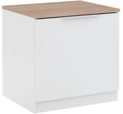 Vicco Betti éjjeliszekrény, fehér-sonoma, 50 cm - ardorado