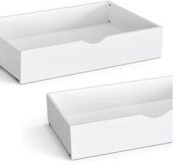 Vicco Noémi ágyneműtartó fiók szett, 2 db, fehér, 99, 5×17, 5×90, 5 cm