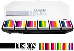 Fusion Body Art Fusion csíkos arcfesték paletta - Leanne's BUTTERFLY