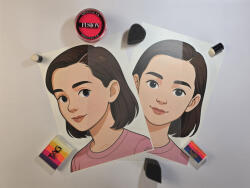 Body Deco Arcfestés gyakorlólap Lány 2 részes A4