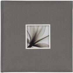 Dörr Dörr fotóalbum, ablakos, beragasztós, 34x34cm, 20lap/40oldal, szürke (D880311)
