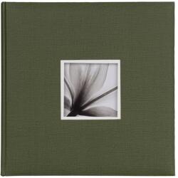 Dörr Dörr fotóalbum, ablakos, beragasztós, 34x34cm, 20lap/40oldal, zöld (D880315) (D880315)