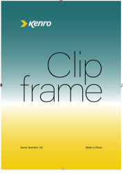 Kenro Clip kapcsos képkeret, 10x15cm (KE-KCF001)