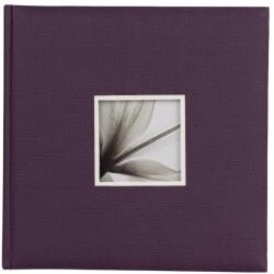 Dörr Dörr fotóalbum, ablakos, beragasztós, 34x34cm, 20lap/40oldal, lila (D880314) (D880314)