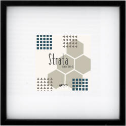 Kenro Strata Classic képkeret, 25x25cm, teljes méret 40x40cm, fekete (KE-ST2525B)