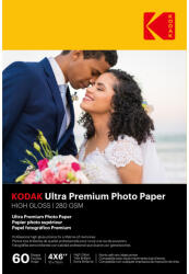 Kodak Ultra Premium fotópapír - RC Gloss 280g, 10x15, 60db (KO-9891626) - primanet