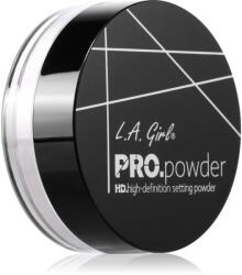 L. A. Girl Cosmetics PRO. Powder HD Pudră transparentă de fixare culoare Translucent 5 g