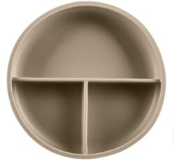 Zopa Osztott tányér tapadókoronggal Sand Beige