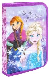 Disney Penar textil Frozen FR04731_2, 21 x 14 x 3.5 cm, 1 fermoar si 2 flapsuri (FR04731_2) Penar