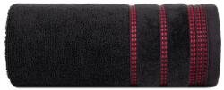 Eurofirany Amanda csíkos törölköző Fekete 30x50 cm (HS396973)