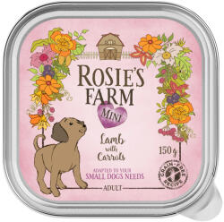 Rosie's Farm 24x150g Rosie's Farm Mini Bárány & sárgarépa nedves kutyatáp
