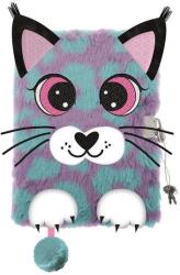 St. Majewski My little friend 3D szőrmés kulcsos napló - A/5 - 96 lapos - Hiúz