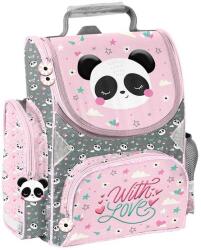 PASO Pandás ergonomikus iskolatáska - With love (PP25PB-525) (PP25PB-525)