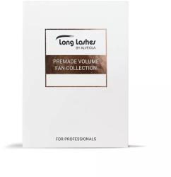 Long Lashes 4D Premium Premade Volume Fans D/0, 07 11mm LLPRE4DD07011