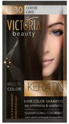 Victoria Beauty VICTORIA Keratin Therapy Hajszínező Sampon 40ml - V30 Kávébarna