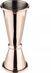 APS Cocktail dupla mérőpohár, réz, /-/ 2, 5 + 5, magasság: 110 mm, átmérő: 40 mm