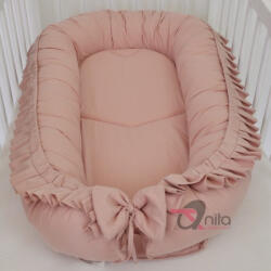 Tanita Fodros babafészek -vintage rózsaszín