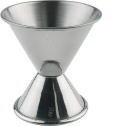 APS koktél mérőpohár 2 + 4, Magasság: 65 mm, átmérő: 60 mm