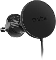 SBS Okostelefon tartó indukciós töltővel SBS TESUPPMAG15WVENT, kompatibilis a MagSafe technológiával - fekete