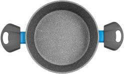  Kerámia tapadásmentes lábas, 24cm átmérőjű, szürke
