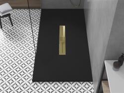 Mexen Toro SMC zuhanytálca 160 x 80 cm, fekete , takaró arany - 43708016-G Kompozit zuhanytálca Kompozit zuhanytálca (5905315227904)