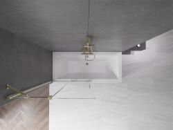 Mexen Velar Kádparaván 2 részes csúszó 100 x 150 cm, átlátszó nano, arany - 896-100-000-01-50 Kádparaván (5905315220967)