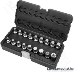 TOYA Acél olajleeresztő kulcs készlet 18db-os (YT-05991) (YT-05991)