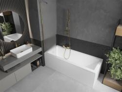 Mexen Next Kádparaván 1 részes 50 x 150 cm, szron, arany - 895-050-000-00-30-50 Kádparaván (5905315135261)