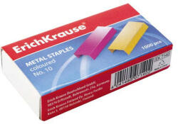 Erich Krause ErichKrause Színes Fém Tűzőkapocs No. 10 - 1000 db (7140)