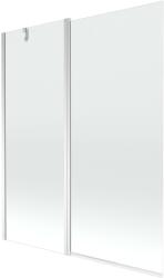Mexen Flip Kádparaván 1 részes 140 x 150 cm, átlátszó nano, króm - 894-140-101-01-00 Kádparaván (5907709149083)