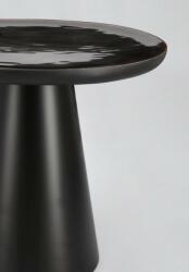 Bizzotto ZAINAB Mangófa Dohányzóasztal Szett Fekete Lakkozott - pepita