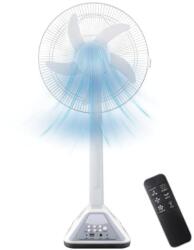  Álló oszcilláló ventilátor JG-F316HS , 5 lapáttal , éjjeli lámpa funkcióval és távirányítóval
