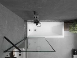 Mexen Next Kádparaván 1 részes 80 x 150 cm, fekete wzór, fekete - 895-080-000-00-70-70 Kádparaván (5905315136015)