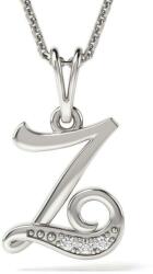Atcom Jewelry ATCOM - Ezüst Z Medál Nyaklánc - 925-ös Ezüst
