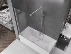 Mexen Velar Kádparaván 2 részes csúszó 170 x 150 cm, átlátszó nano, króm - 896-170-000-01-01 Kádparaván (5905315220738)