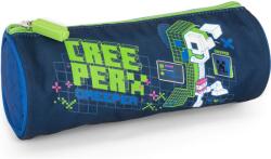 Panini Цилиндричен ученически несесер Panini Minecraft - Creeper Anatomy, Neon (70569)