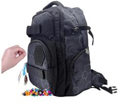 PIXIE CREW Ученическа раница Pixie Crew - Hexa, Black (PXB-38-34)