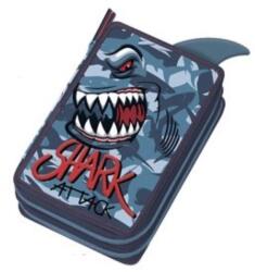 Graffiti Ученически несесер с пособия Graffiti Shark - с 2 ципа (241332)