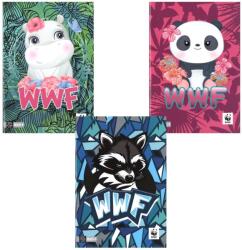 Panini Тетрадка Panini WWF Illustrato - А4, 40 листа, с широки редове, Асортимент (71945)