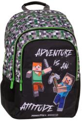 Graffiti Ученическа раница с несесер Graffiti Minecraft, Black (248212)