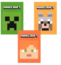 MINECRAFT Тетрадка Minecraft Pixel - A4, 40 листа, широки редове, асортимент (72488)